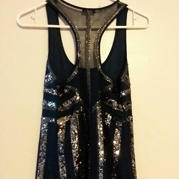 Express Sequin Racerback Tank - Picture 3 of 4